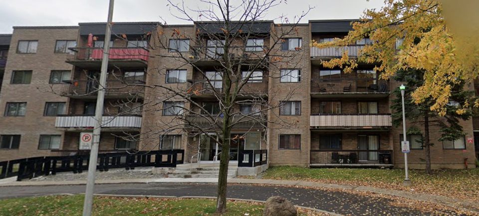 Immeuble locatif en brique, 7400 rue Beaubien Est, Montréal
